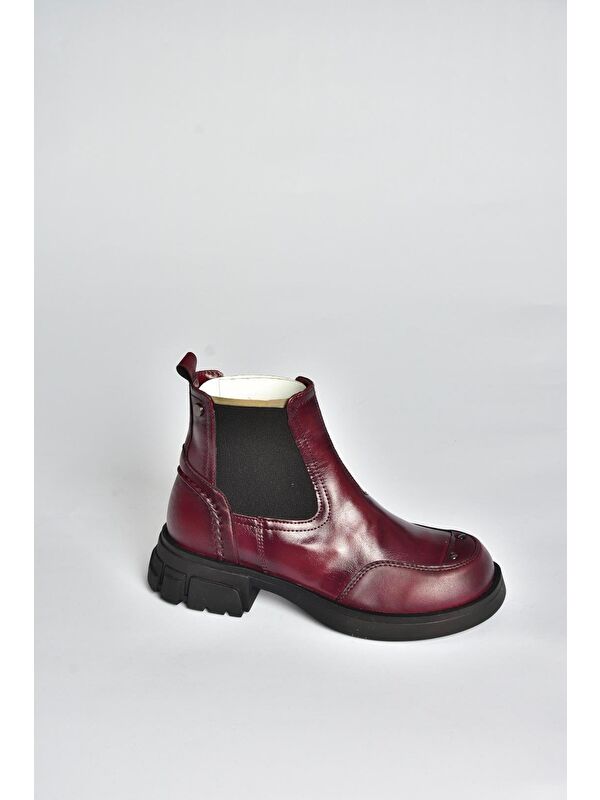 Bordo Kadın Bot V312402609 - Görsel 6
