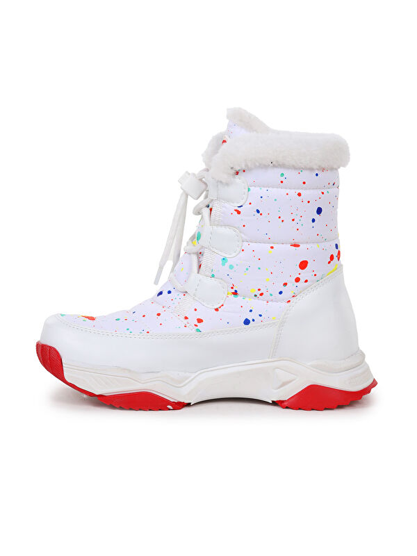 Bambu Bağcıklı Kız Çocuk Kar Botu - Görsel 5