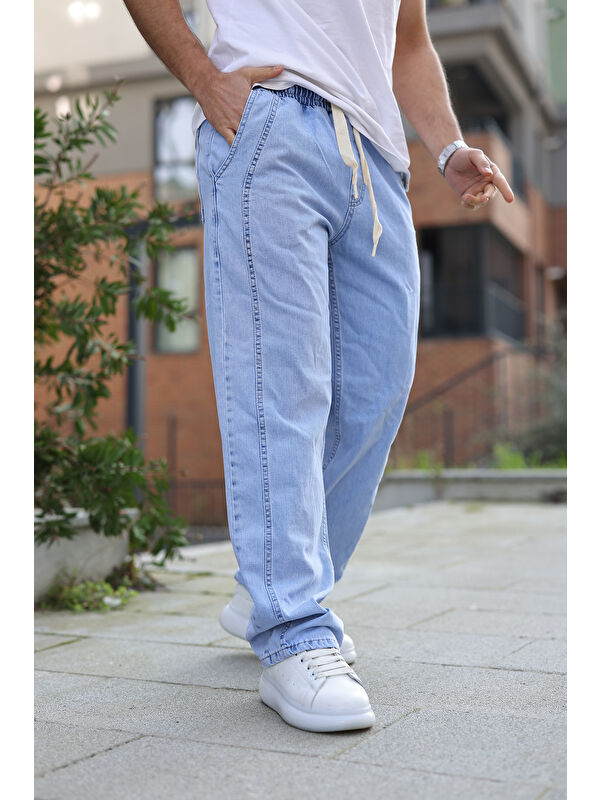 Comstar Erkek Baggy Rahat Kalıp Bel Lastikli Pantolon