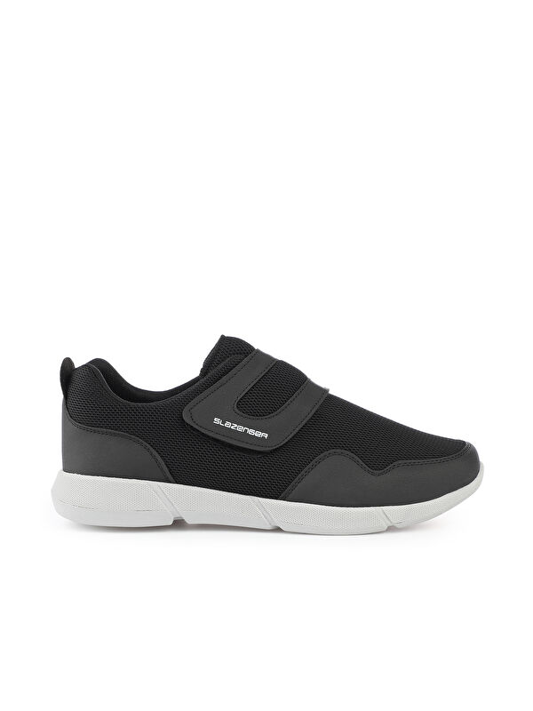 SLAZENGER ACA I Büyük Beden Erkek Sneaker Ayakkabı Siyah / Koyu Gri