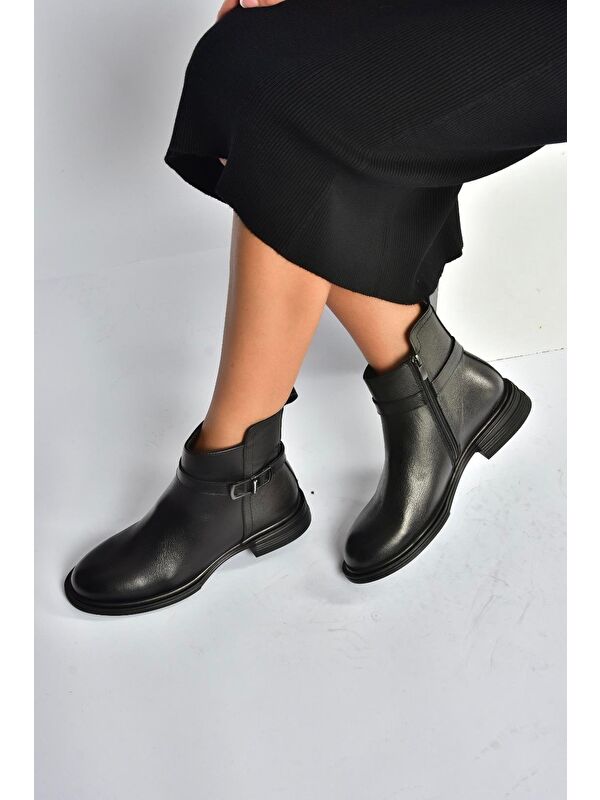 Siyah Kadın Bot V555255503 - Görsel 2