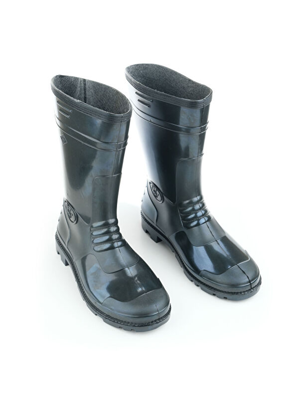 Erkek Kısa PVC Su Geçirmez İçi İnce Astarlı İş Çizme - Görsel 4