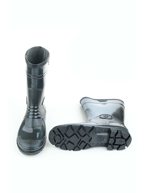 Erkek Kısa PVC Su Geçirmez İçi İnce Astarlı İş Çizme - Görsel 6