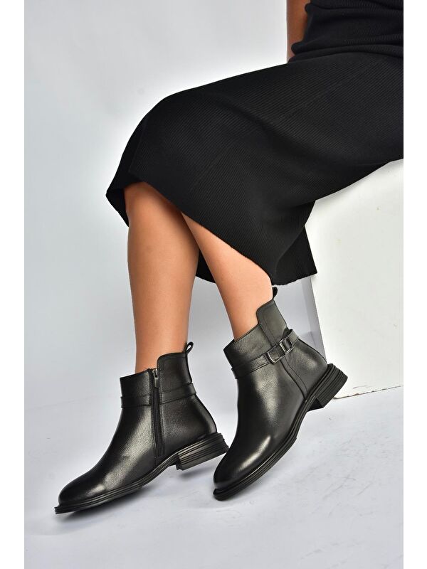 Siyah Kadın Bot V555255503 - Görsel 4
