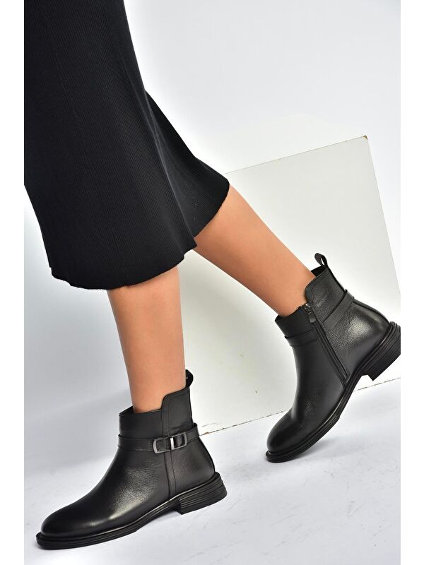 Siyah Kadın Bot V555255503 - Görsel 5