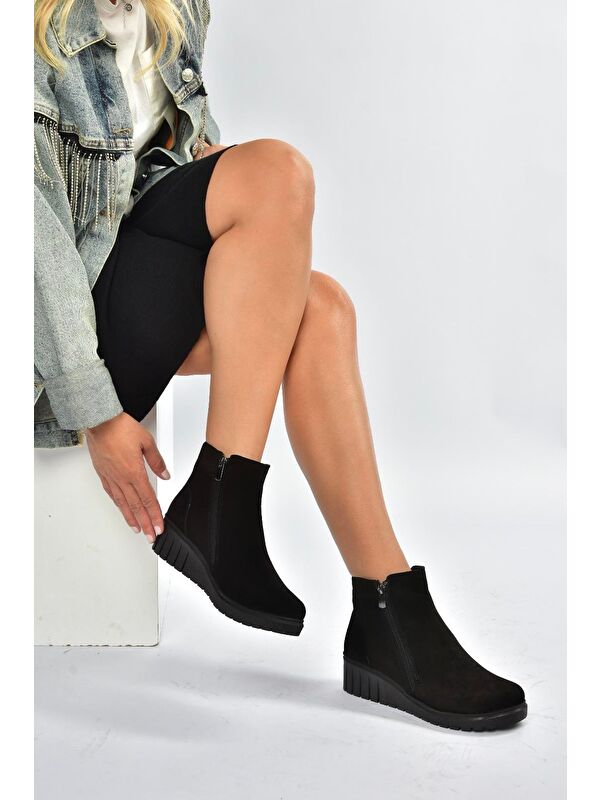 Siyah Kadın Bot V324800402 - Görsel 3