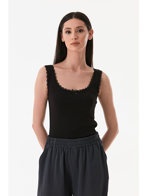 Fullamoda Basic Dantelli Askılı Body