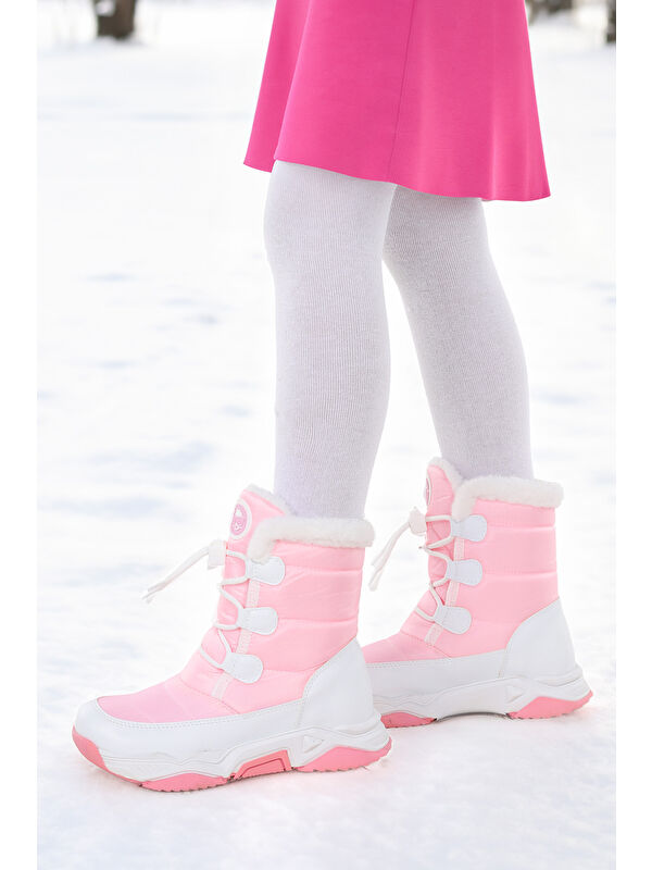 Alison Bağcıklı Kız Çocuk Kar Botu - Görsel 3