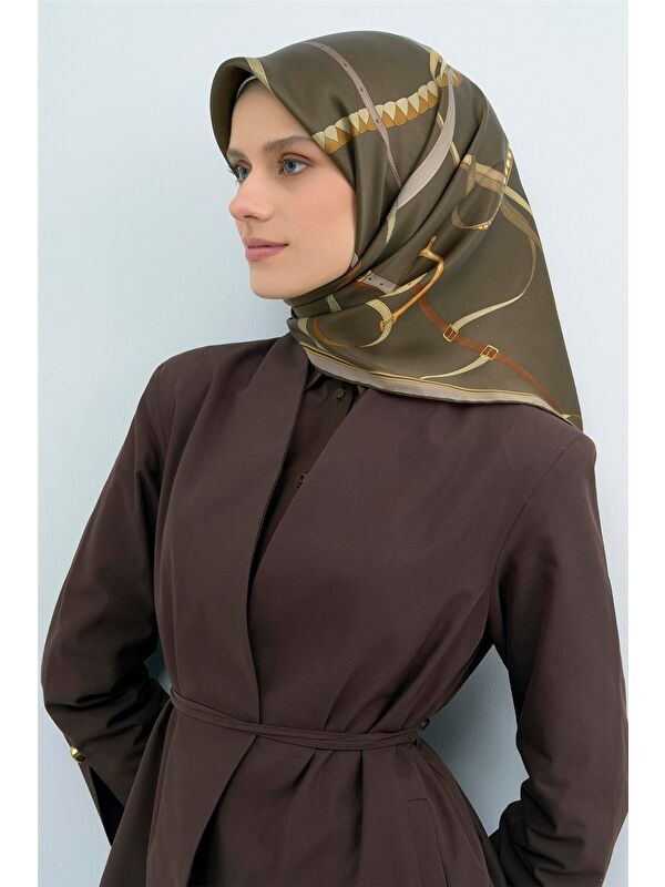 ARMİNE Saf İpek Twill Eşarp 9517D 51