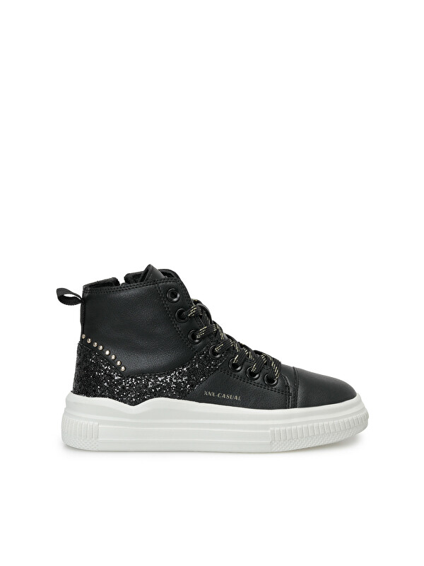 Kinetix TUSEN HI F Siyah Kız Çocuk High Sneaker
