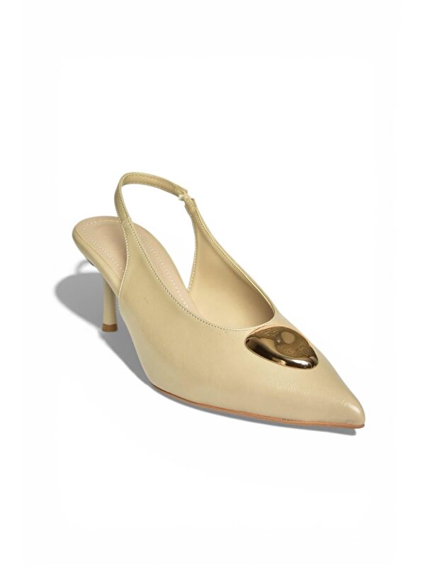Fox Shoes Ten Kadın Topuklu Ayakkabı Y676020660