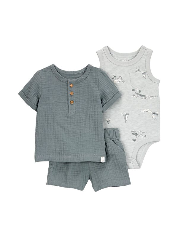 Carter's Erkek Bebek Alt Üst Set