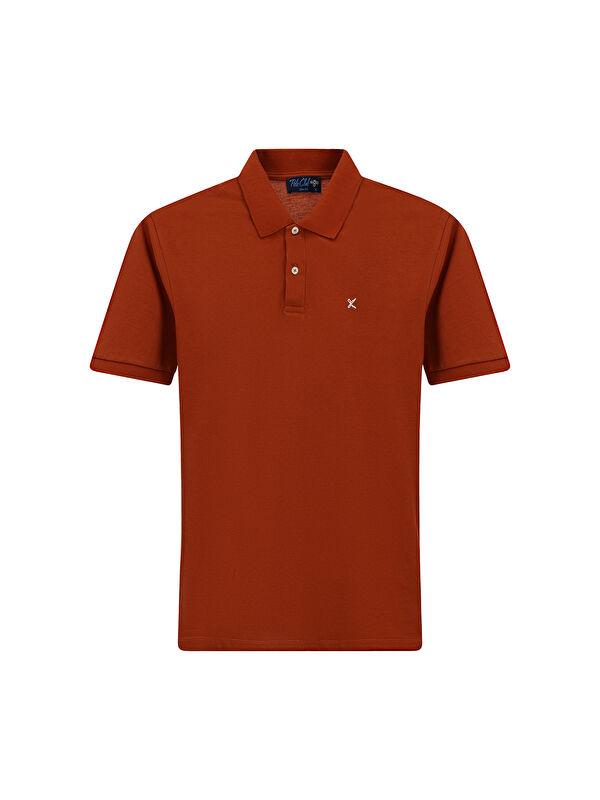 Kiğılı Erkek Polo Yaka Slim Fit Nakışlı %100 Pamuk Tişört