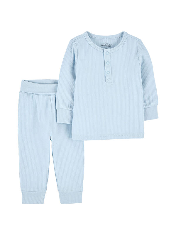 Carter's Erkek Bebek PurelySoft 2'li Alt Üst Set