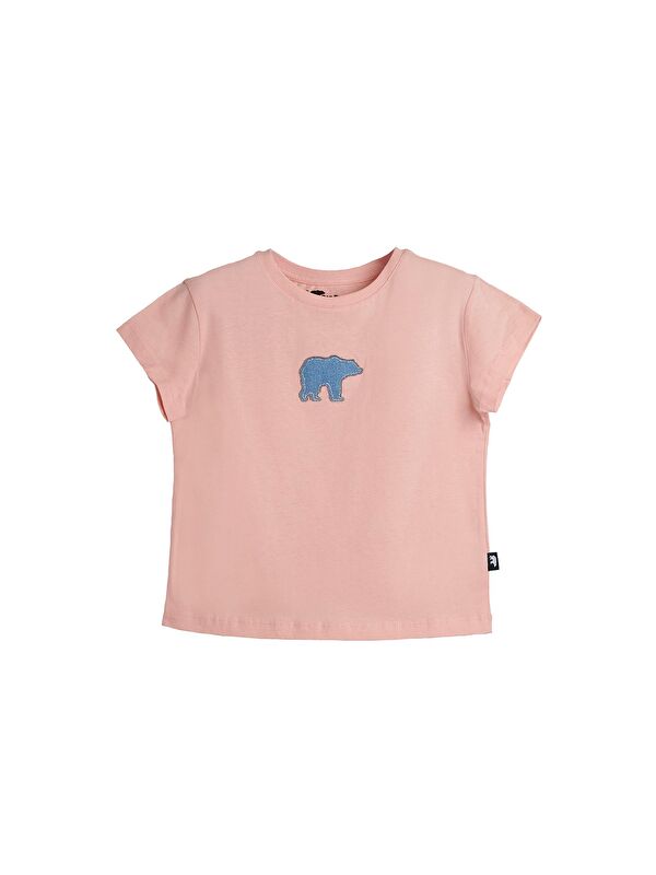 Bad Bear Nikki Pembe Kız Çocuk Tişört