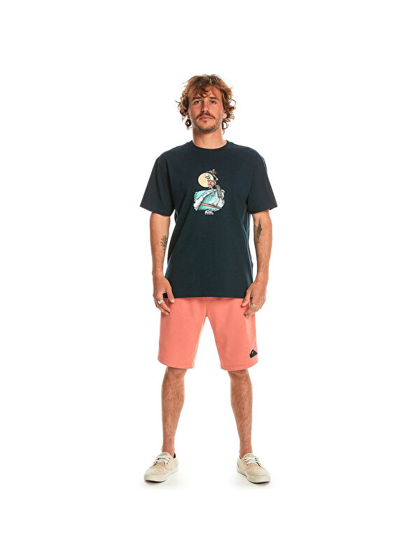 Quiksilver Circle Up Erkek Siyah Tişört