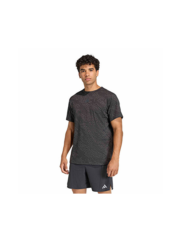 Adidas D4T Aop Tee Erkek Antrenman Tişörtü KF3097 Siyah