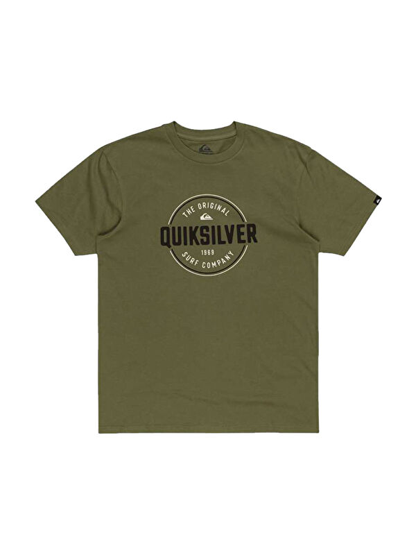 Quiksilver One Last Surf Erkek Sarı Tişört