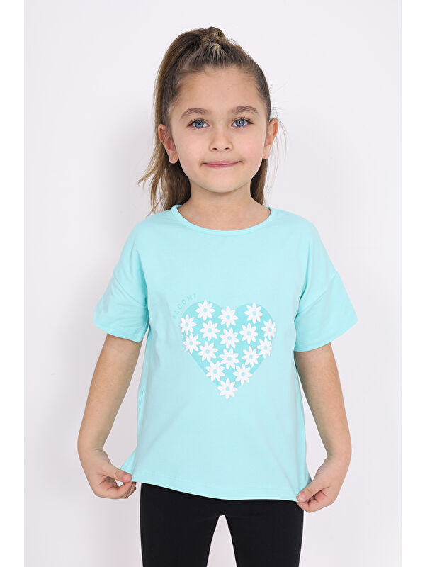 Toontoykids Kız Çocuk Baskılı Tişört