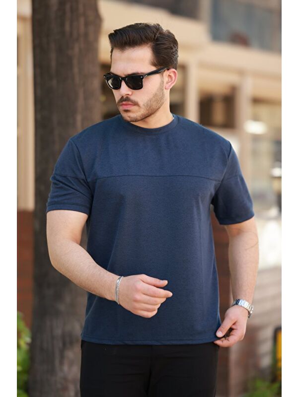 Jane's Erkek Oversize Bisiklet Yaka Kısa Kollu T-shirt