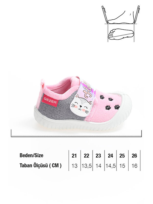 Kışlık Panduf Bebe Kız Ayakkabı - Görsel 3