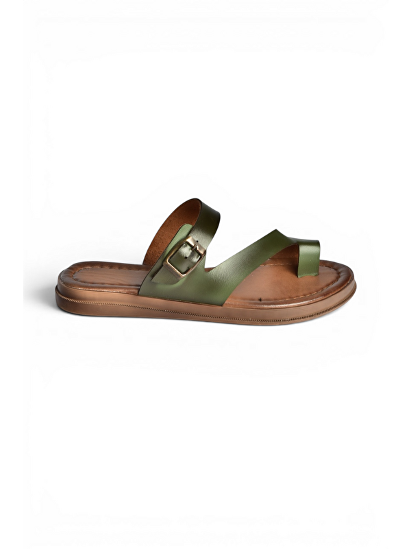 Fox Shoes Yeşil Kadın Terlik U390959503