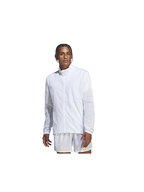 Adidas X-City Ran Jkt Erkek Koşu Ceketi HM8448 Beyaz