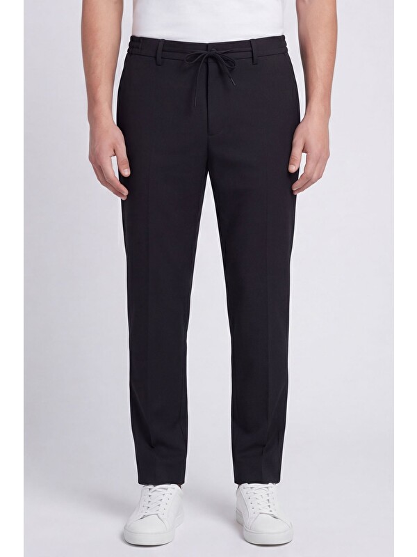Sabri Özel Siyah Erkek Jogger Pantolon