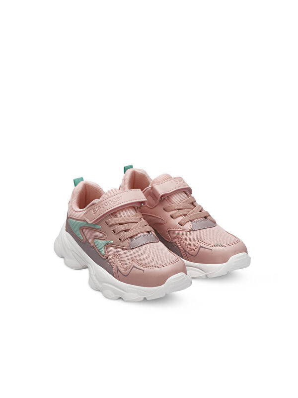 SLAZENGER PARIS Kız Çocuk Cırt Cırtlı Pembe Sneaker