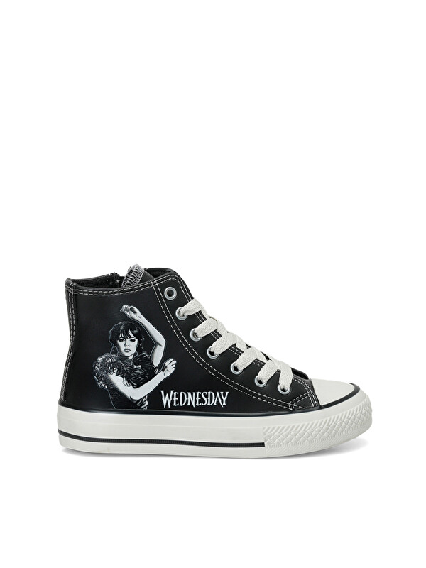 Wednesday PAMA.F Siyah Kız Çocuk High Sneaker