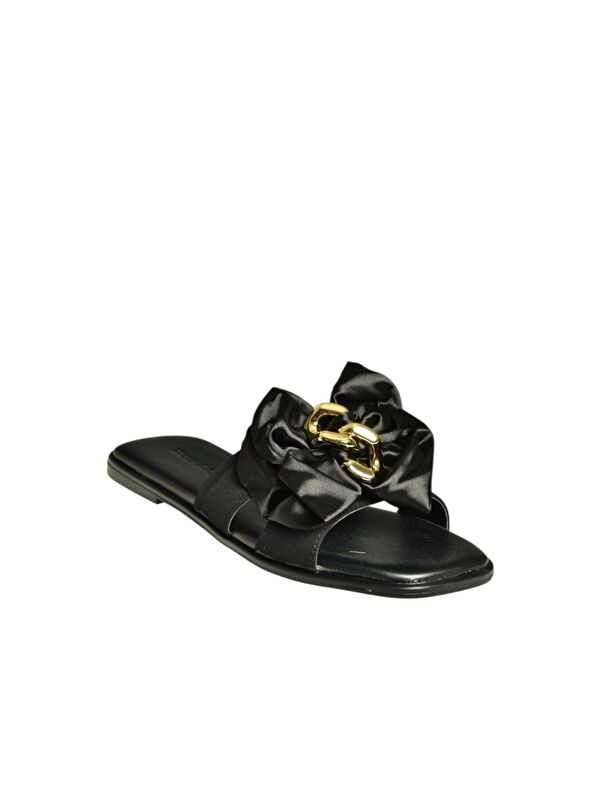 Siyah Kadın Terlik U676172504 - Görsel 8