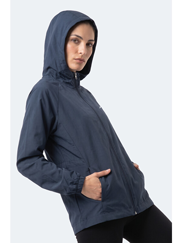 SLAZENGER RUSTIC Kadın  Lacivert Rüzgarlık