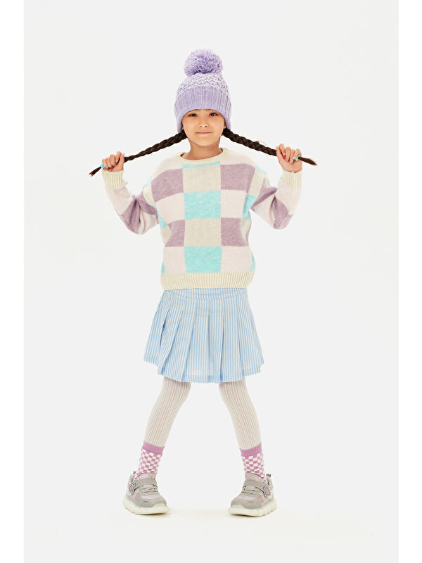 Süse Işıklı Kız Bebek Gümüş Spor Ayakkabı - Görsel 2