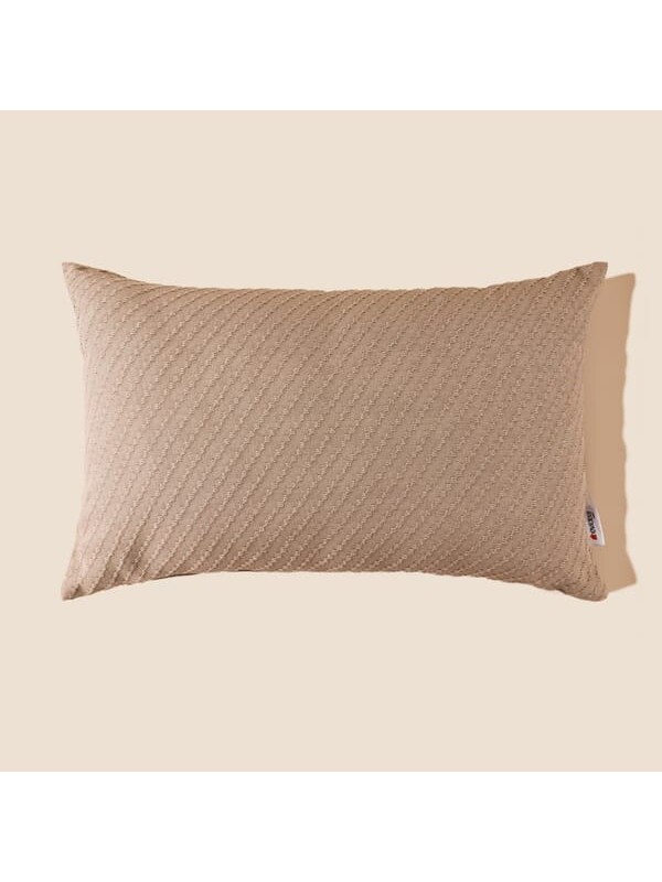 Evidea Soft Cruz Kırlent - Antrasit - 30x50 cm