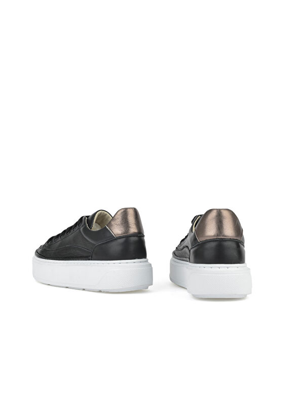 Kadın Hakiki Deri Sneaker 1511035Z6200 Siyah - Görsel 4