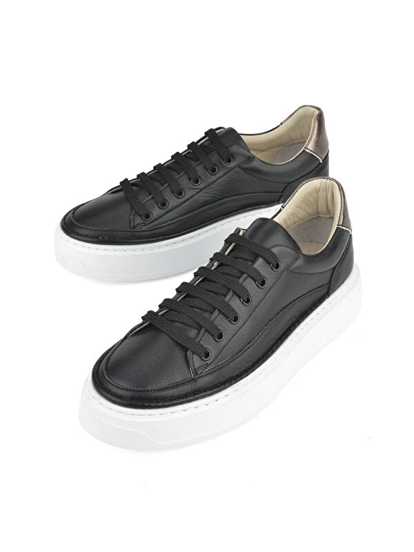 Kadın Hakiki Deri Sneaker 1511035Z6200 Siyah - Görsel 6