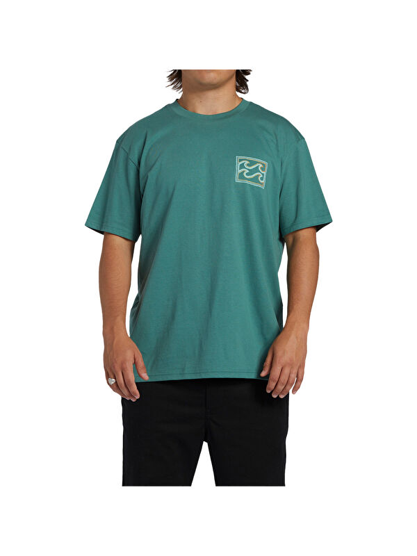 Billabong Crayon Wave Tees Erkek Yeşil Tişört