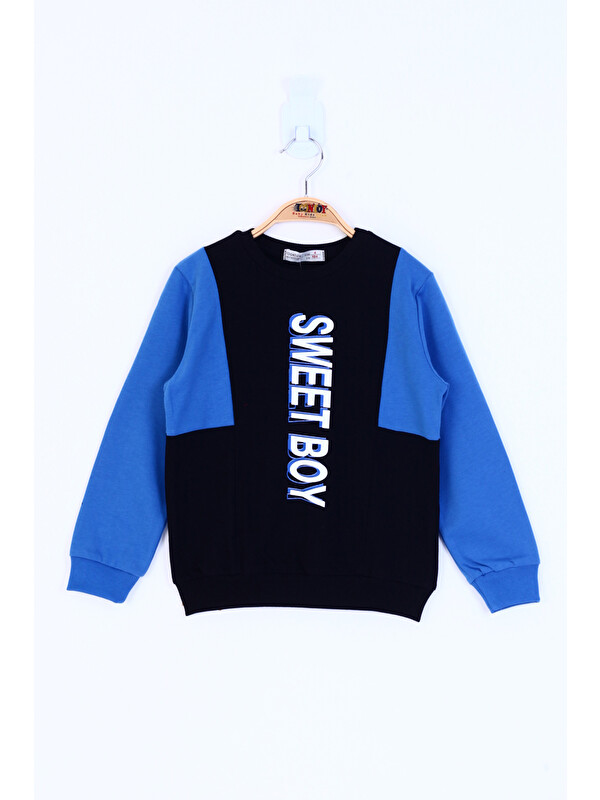 Toontoykids Erkek Çocuk Sweet Boy Baskılı Sweatshirt