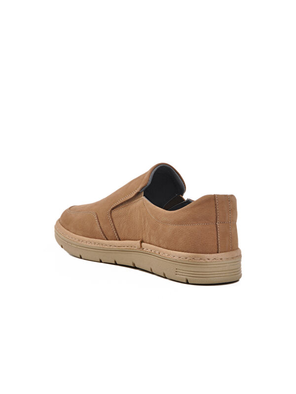 Kum Nubuk Hakiki Deri Erkek Casual Ayakkabı 404 M - Görsel 5