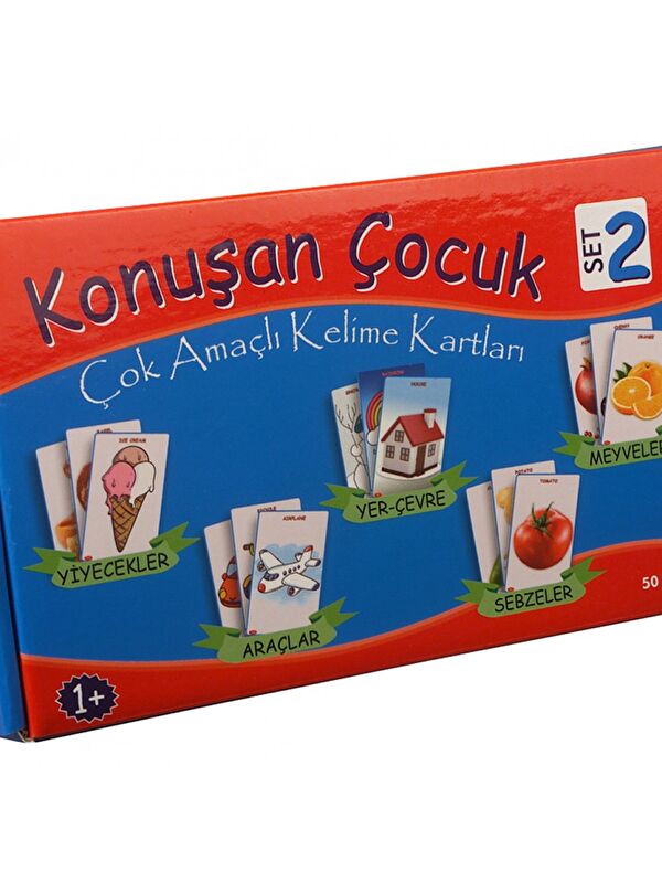Mucit Panda Konuşan Çocuk Çok Amaçlı Kelime Kartları Set 2