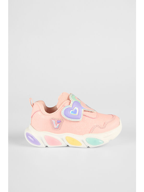 Vicco Vicco Pembe Lovely Işıklı Kız Bebek Pudra Spor Ayakkabı LC Waikiki'de! Pembe - 2. görsel