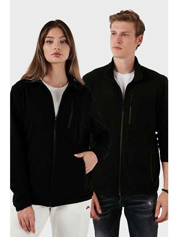 Buratti Slim Fit Cepli Fermuarlı Anti-Pilling Tüylenme Yapmayan Soğuk Geçirmez Polar Hırka 5906028S1