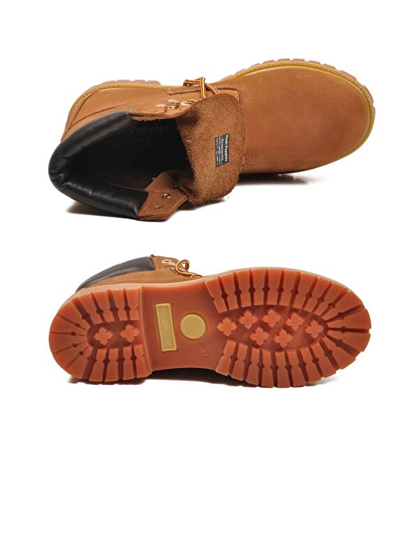 Ayakmod Kahverengi Ayakmod Nubuk Hakiki Deri Kaymaz Erkek Bot 725812 Helppo M