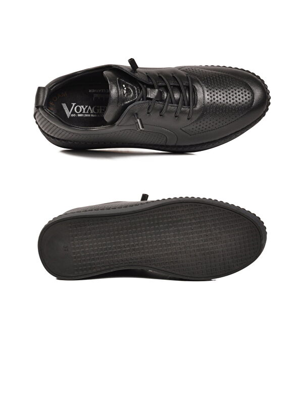 Voyager Siyah Voyager Hakiki Deri Anatomik Kadın Casual Ayakkabı Z094 Z