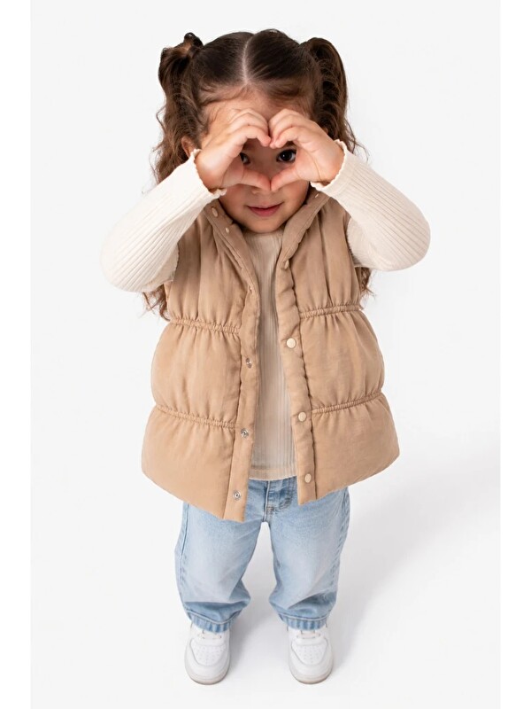 Jikko Baby Kız Çocuk Soft Touch Şişme Yelek 9093-1