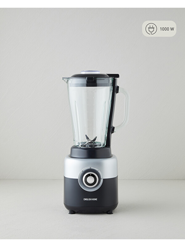 English Home SBL 3001 Cam Sürahi Blender 1750 ml Siyah-Krom