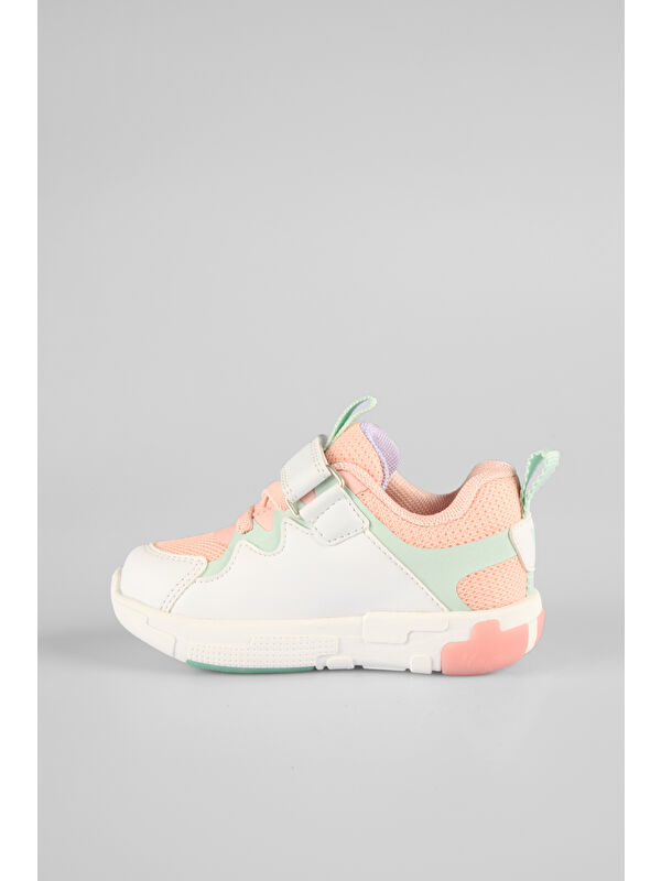 Phonex Işıklı Kız Okul Öncesi Pudra Spor Ayakkabı - Görsel 3