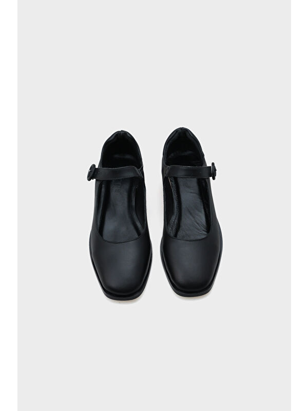 Beth Hakiki Deri Mary Jane Kadın Ayakkabı - Görsel 7