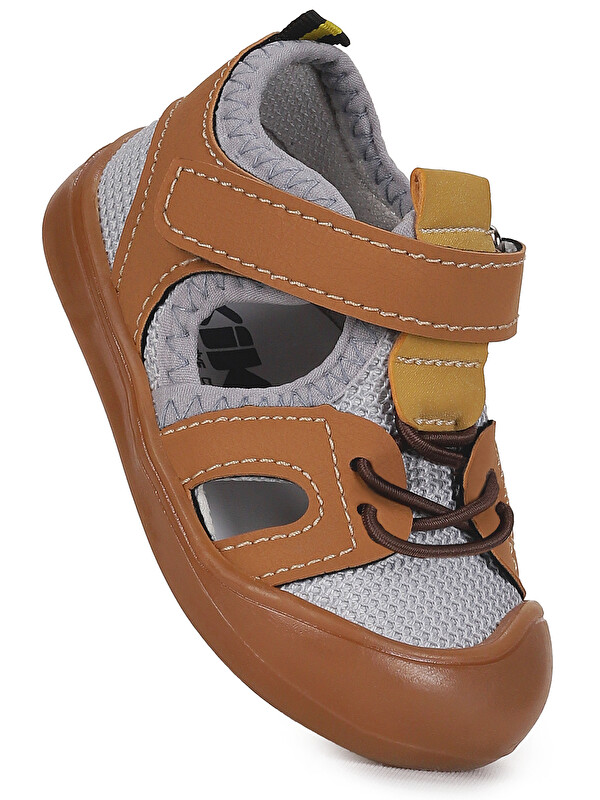 Kiko Kids Tapel İlk Adım Cırtlı Erkek Bebek Sandalet