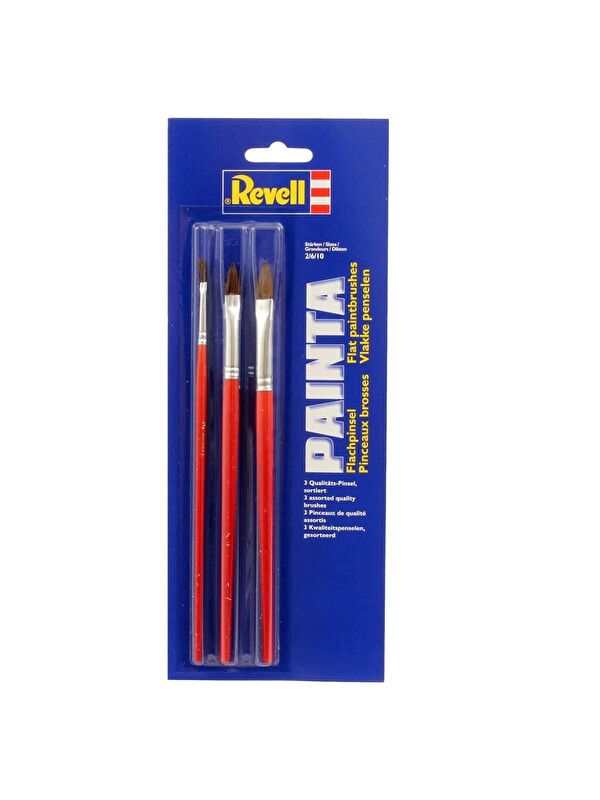 Revell Painta Fırça Flatbrush-Set 29610